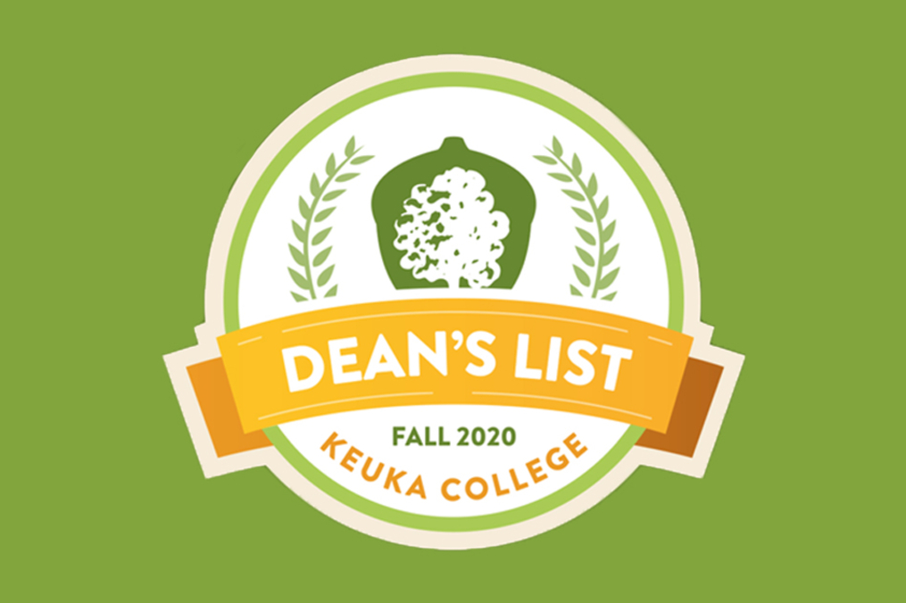 Keuka College Announces the Fall 2020 Dean's List Keuka College